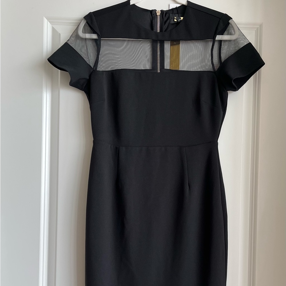Alexia Admor Black Everleigh Illusion Sheath Dress NEW WITH TAGS (Size: Small)